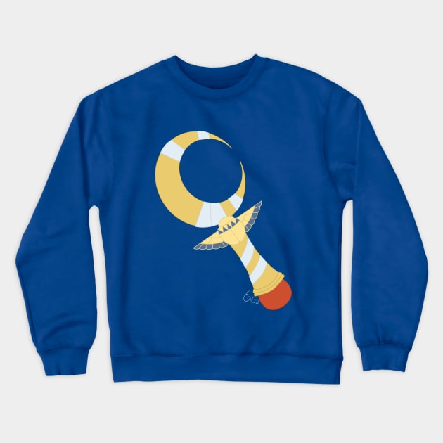 Fighting by the Moons Crewneck Sweatshirt by NightmareProds